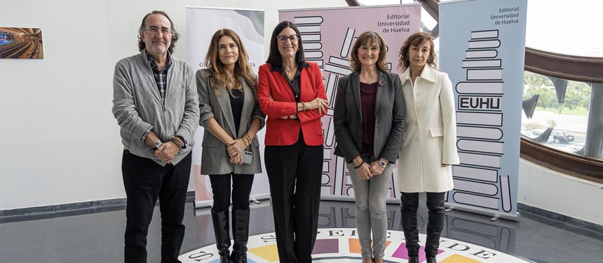 La rectora de la Universidad de Huelva y la presidenta de la UNE presentan en rueda de prensa la asamblea 2024