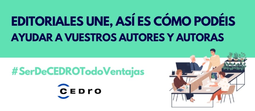 Editoriales UNE, así es cómo podéis ayudar a vuestros autores y autoras 