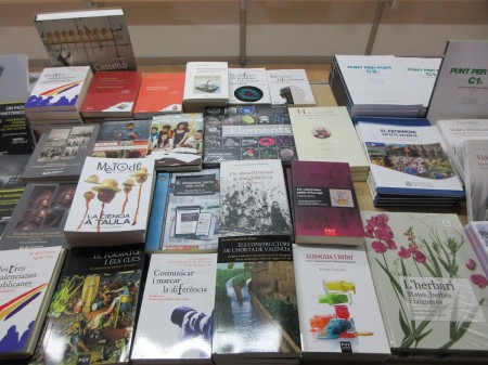 Publicacions de la Universitat de València presente, un año más, en la Setmana del Llibre en Català