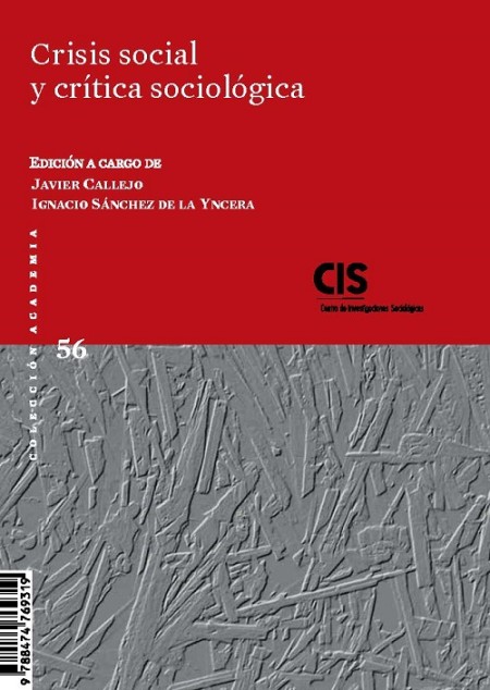 Novedad editorial : Crisis social y crítica sociológica