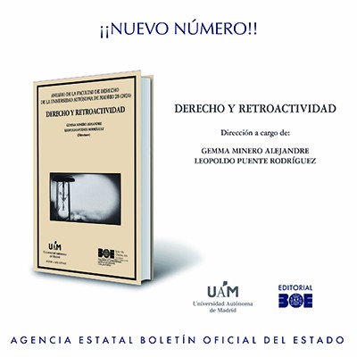 Novedad Editorial BOE. Derecho y Retroactividad