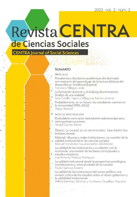 Nueva sección ‘Debate’ en el número cuatro de la Revista CENTRA de Ciencias Sociales