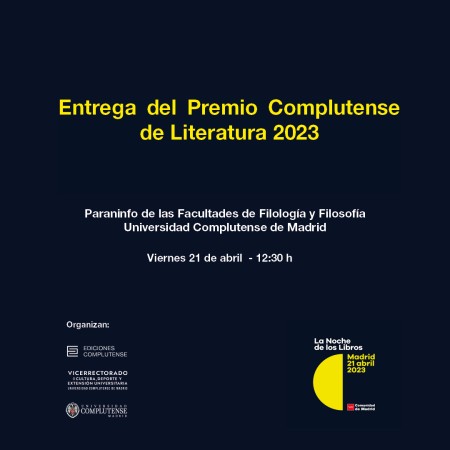Ediciones Complutense participa en La Noche de los Libros 2023