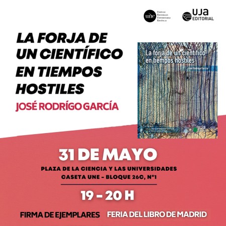 Presentación de libro "La forja de un científico en tiempos hostiles" en la Feria del libro de Madrid