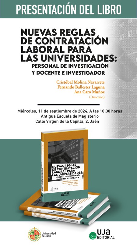 Presentación de libro "Nuevas reglas de contratación laboral para las universidades"