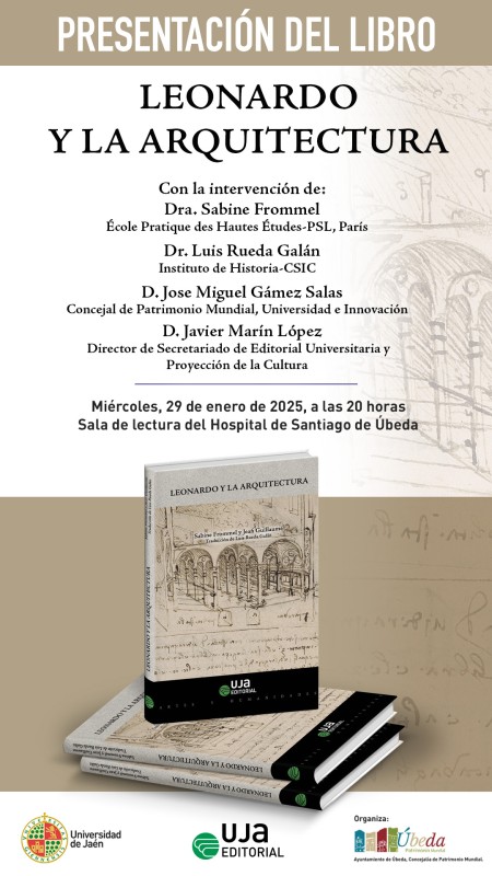 Presentación del libro "Leonardo y la arquitectura" en Úbeda