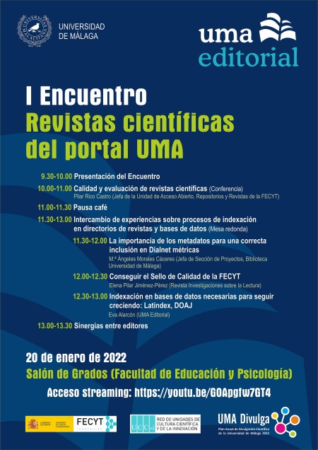 UMA Editorial celebra el I Encuentro de Revistas Científicas