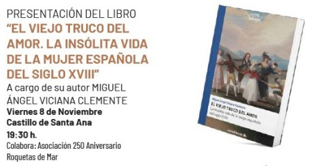 Presentación en Roquetas de Mar del libro El viejo truco del amor