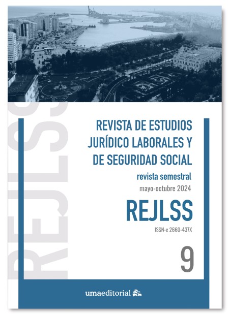 La Revista de Estudios Jurídicos Laborales y de Seguridad Social (REJLSS) publica su noveno número