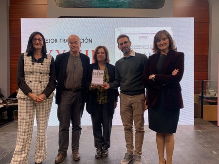 UMA Editorial recoge el Premio Nacional de Edición Académica a la mejor traducción