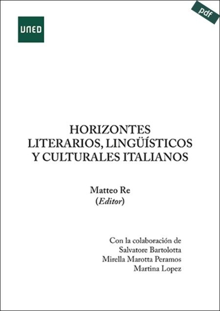 HORIZONTES LITERARIOS, LINGÜÍSTICOS Y CULTURALES ITALIANOS (e-book)