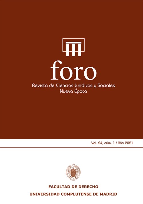 FORO. Revista de Ciencias Jurídicas y Sociales, Nueva Época