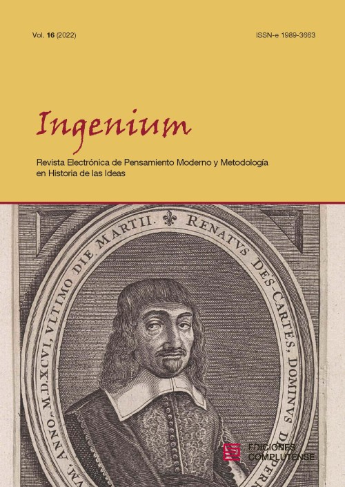 Ingenium. Revista Electrónica de Pensamiento Moderno y Metodología en Historia de las Ideas