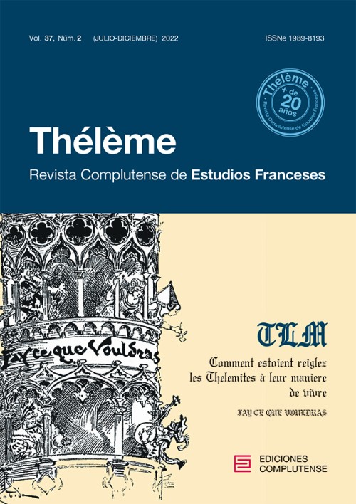 Thélème. Revista Complutense de Estudios Franceses