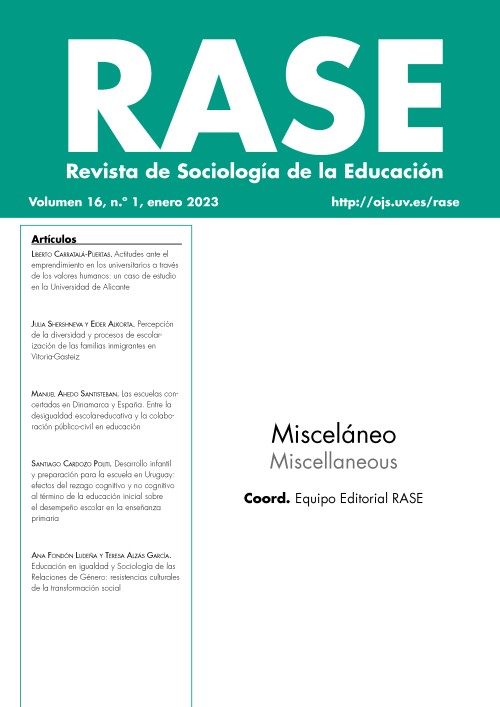 Revista de Sociología de la Educación-RASE
