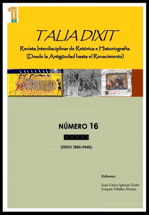 Talia Dixit. Revista Interdisciplinar de Retórica e Historiografía