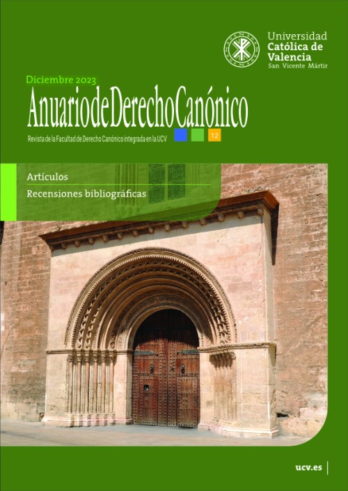 Anuario de Derecho Canónico. Revista de la Facultad de Derecho Canónico de la UCV