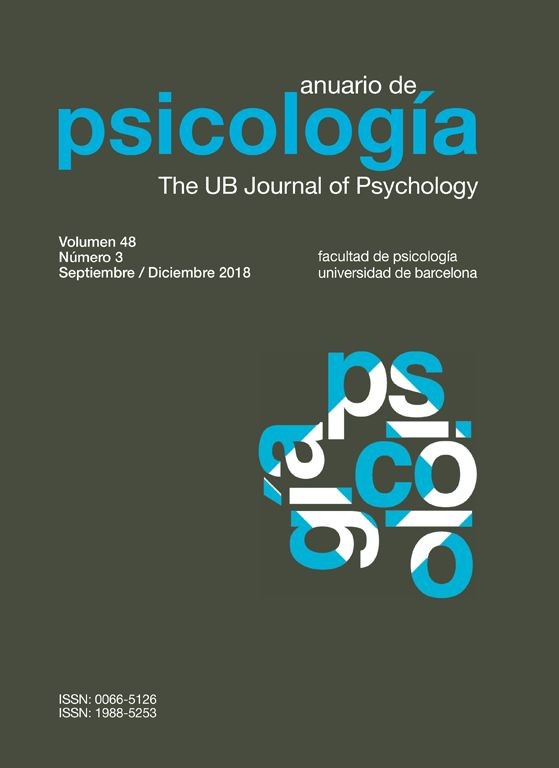 Anuario de Psicología / The UB Journal of Psychology