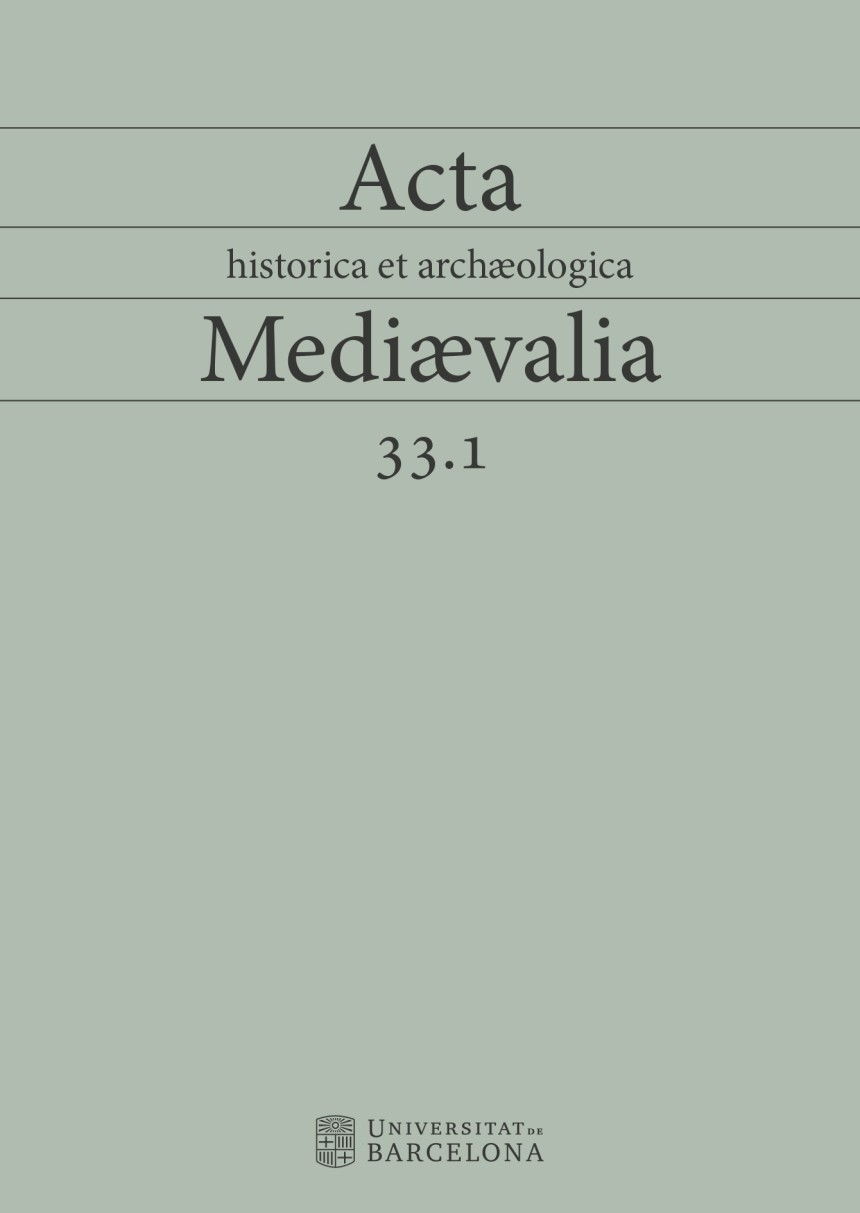 Acta historica et archaeologica mediaevalia